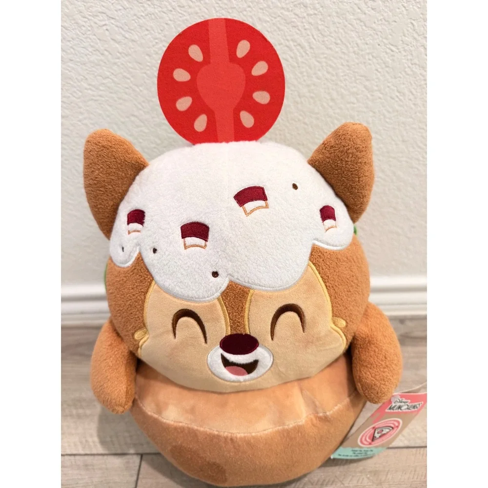 Disney Munchlings Street Food Fusion Chip Falafel Pita Pocket Plush NWT 15'